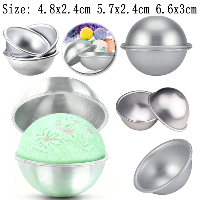 Bath Bomb Mold - 6 adet küre banyo kalıpları, DIY