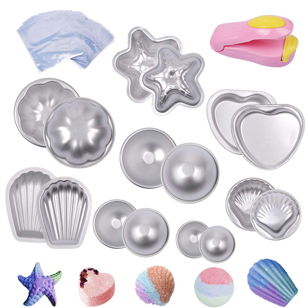 Bath Bomb Mold - Metal Banyo Bombası Kalıp Seti Fizzies
