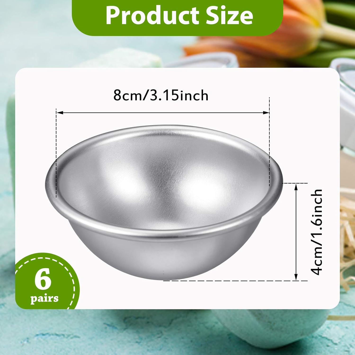 200 p Ekstra Büyük 8 cm Çaplı  - Bath Bomb Mold incelemesi ve fiyatı