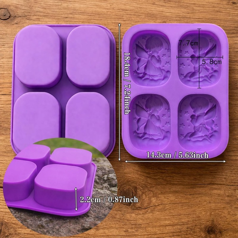 Melek silikon kalıp sabun yapı - Bath Bomb Mold incelemesi ve fiyatı