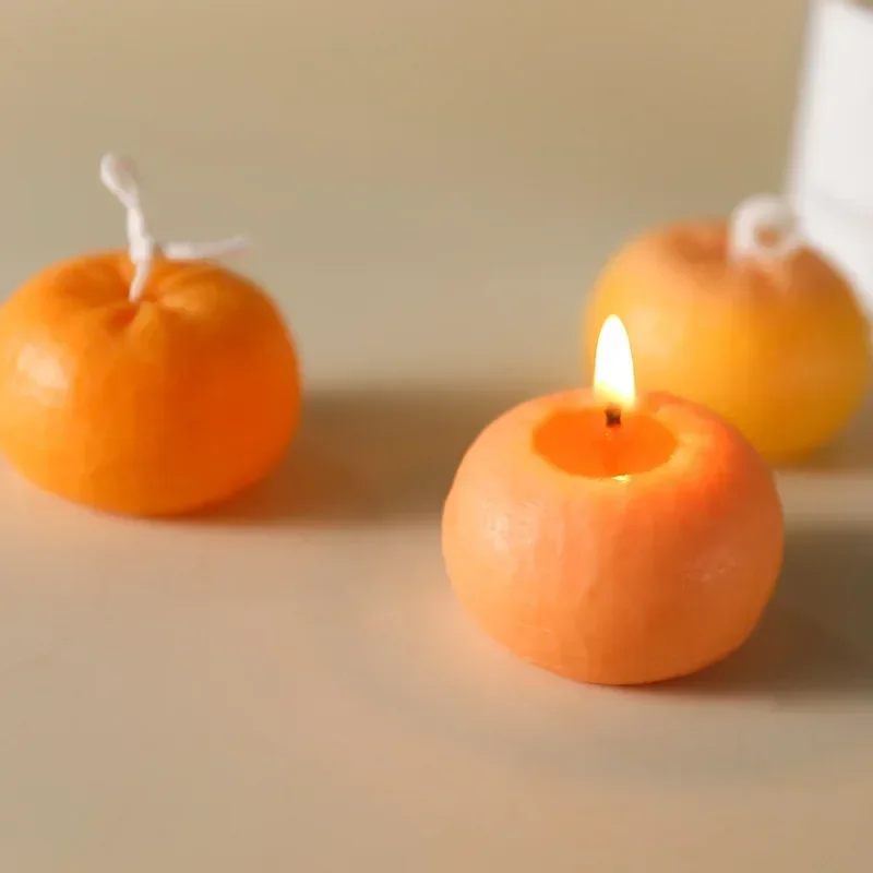 Yeni 3D Turuncu Silikon Mum Ka - Bath Bomb Mold incelemesi ve fiyatı