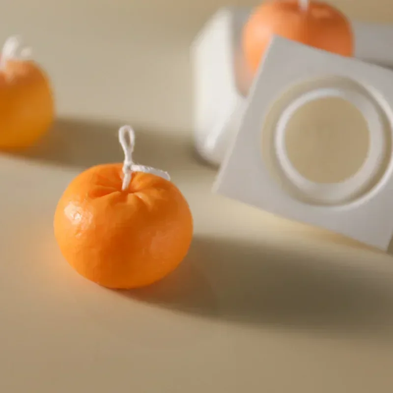 Yeni 3D Turuncu Silikon Mum Ka - Bath Bomb Mold incelemesi ve fiyatı